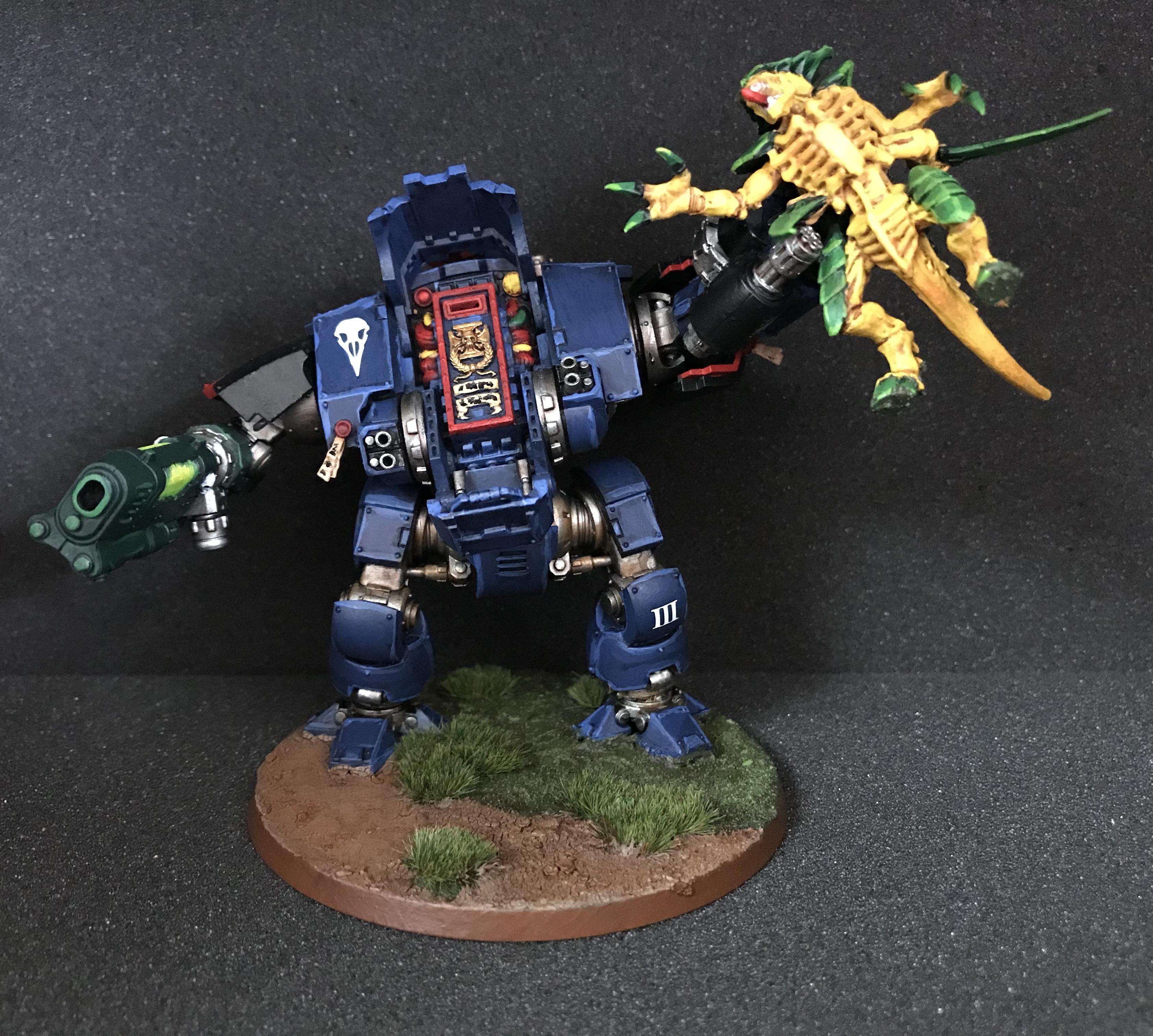 Primaris Redemptor Dreadnought Space Marines Finished Night Ravens